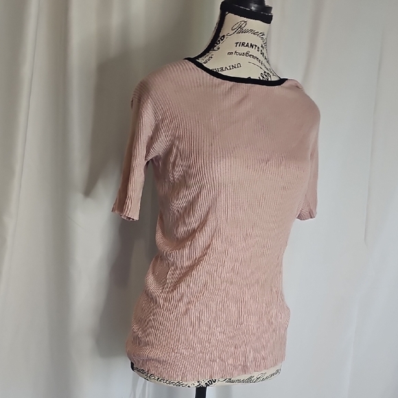 POL Pink Ribbed Top - Picture 3 of 5